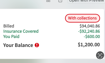lb_412's tweet image. Everyone complains about how lousy medical insurance coverage is these days. This is my bill for a major surgery. I'd call this a win.