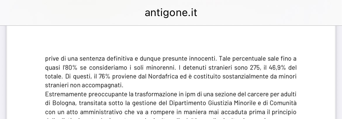 Il 46.9% dei carcerati minorenni sono stranieri. Il 76% magrebini. Sono solo il 12% della popolazione.