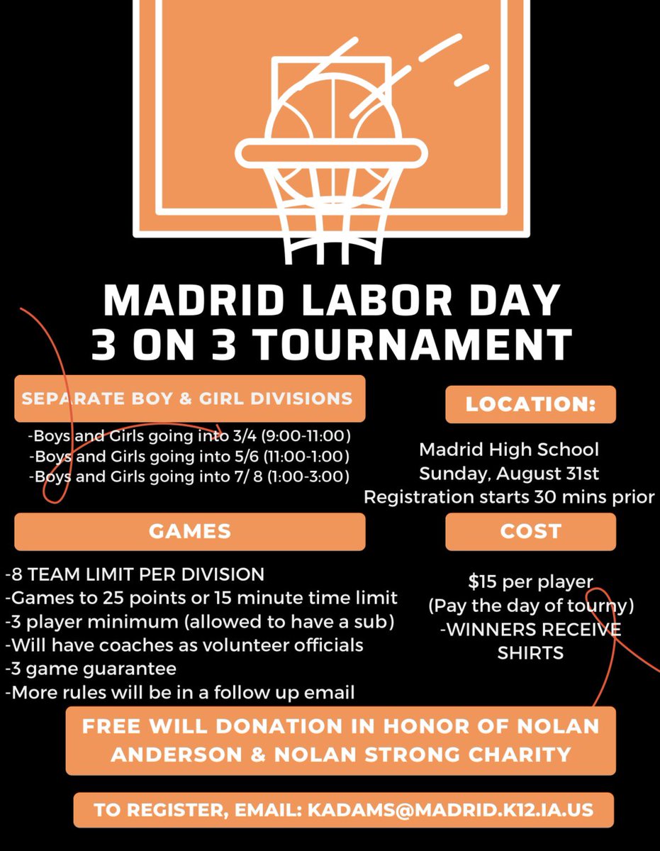 A couple divisions already 1/2 full! 

Tons of free raffle prizes for participants, some sweet prizes you can purchase raffle tickets to win, food truck, music going all day, and lots of hoops! 

Get signed up asap to guarantee a spot! 

#LetsHoop