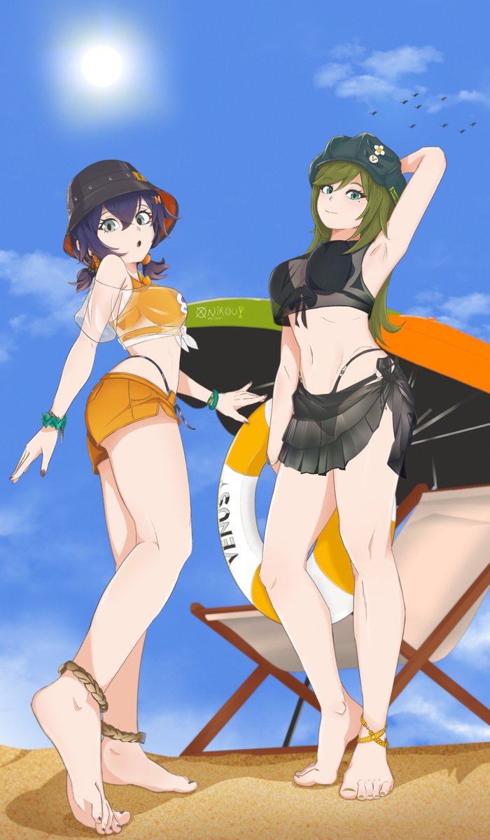 Belle and Venus 💜💚
#zzzero #Dripfest2025 #zzzS2Fanart