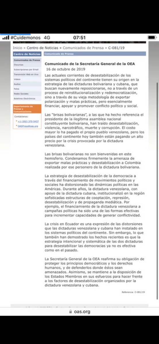 ArturoRuizTagle's tweet image. Téngase Presente
“ no hay amenaza real del tren de Aragua“
Manuel Monsalve