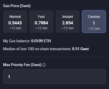 lukecannon727's tweet image. Idk how to prove this but 99% sure @Rabby_io gets kickbacks from block builders for setting users' default max priority fee = base fee
One of the few ways in which MetaMask is still superior (MetaMask custom gas setting saves your max priority fee from txn to txn)