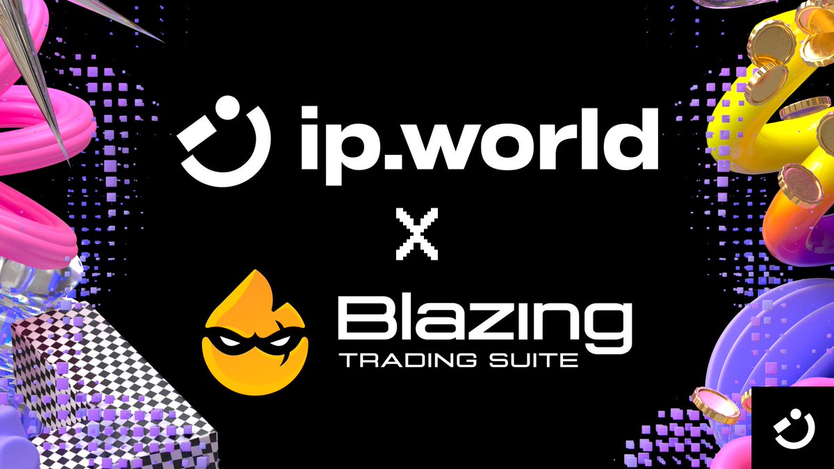 ip.world tokens are now tradable on

@BlazingApp - one of the top platforms in the space

• webapp trenching - charts &amp; real-time data

• tg bot - fast oldschool trading

• or combine both - synced seamlessly

trading $ip-backed tokens just got easier