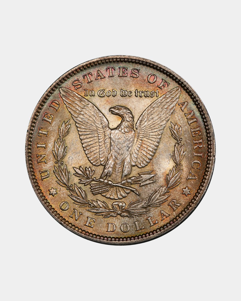 Nothing screams Toner Tuesday like this monster-toned Morgan Dollar. They’re among the most popular U.S. coins, but rainbow toning adds another level of eye appeal to this iconic coin.

Do you prefer toned or blast-white Morgans?