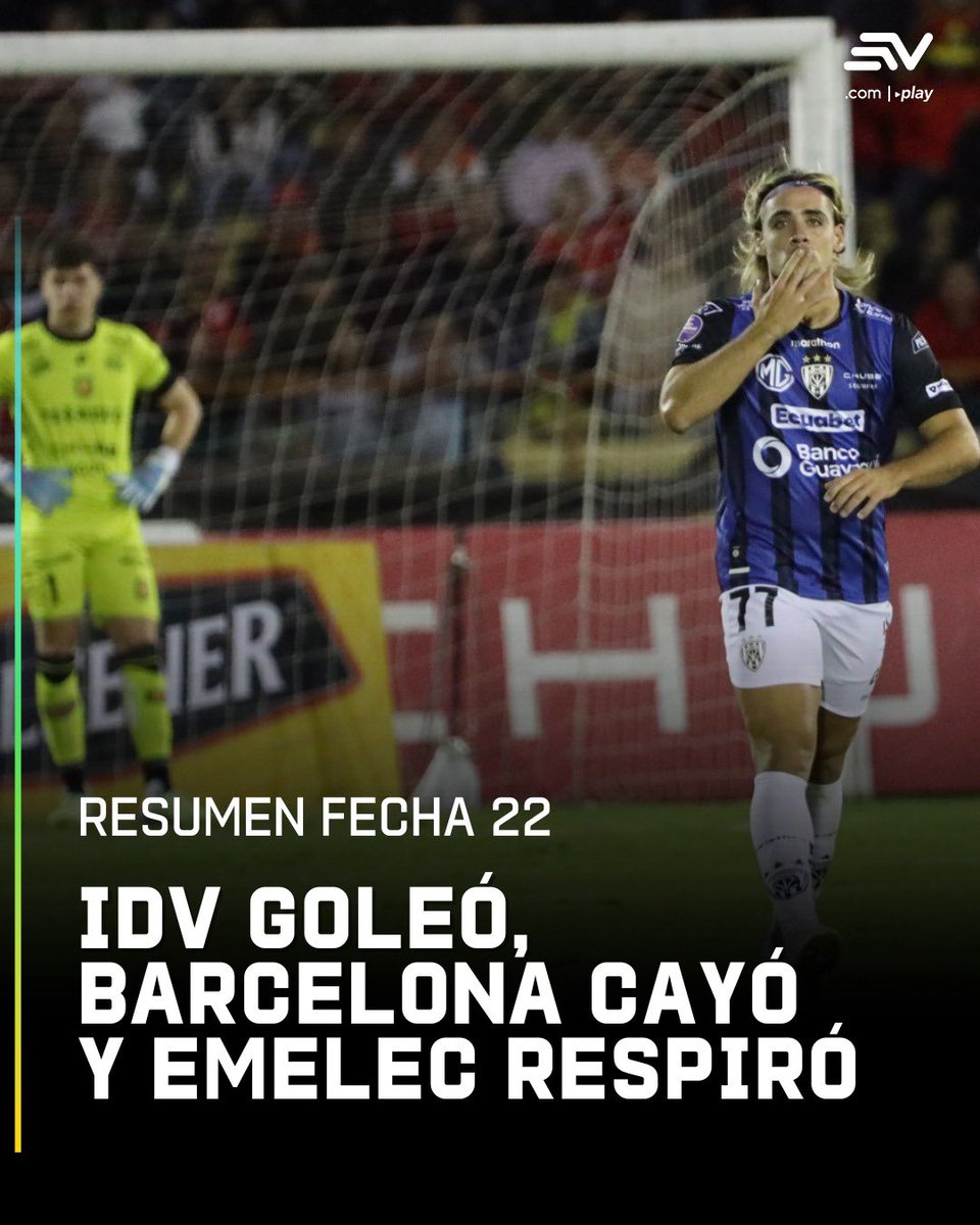 #EcuavisaSports | ⚽ Un triplete del argentino #ClaudioSpinelli dio el triunfo, este domingo, por 0-3 al Independiente del Valle sobre el Deportivo Cuenca por la vigésima segunda fecha de la #LigaPro y puso a soñar al equipo con la clasificación a la Copa Libertadores de 2026. 💻