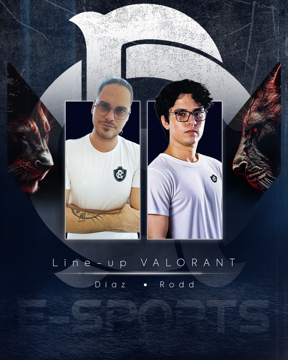 🚨 ANÚNCIO 2.0 🚨

🏆 Fechando com chave de ouro!! 🏆

Apresentamos a vocês os DOIS NOMES que estão trazendo a disciplina, a liderança, e a versatilidade para completar o elenco azulino:

Conheçam os MELHORES!!

<a href="/DiasZvlr/">DiasZ</a>  - Coach
<a href="/roddfps/">rodd</a>  - 6° Player

#valorantbr #valorant