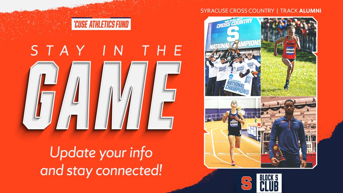 Attention alumni, 

Welcome to the Block S Club! You are now included in the new official community of all former 'Cuse student-athletes for free. Don't miss out and visit alumniupdate.syr.edu to update your contact info.

More: cuse.com/news/2025/7/27…