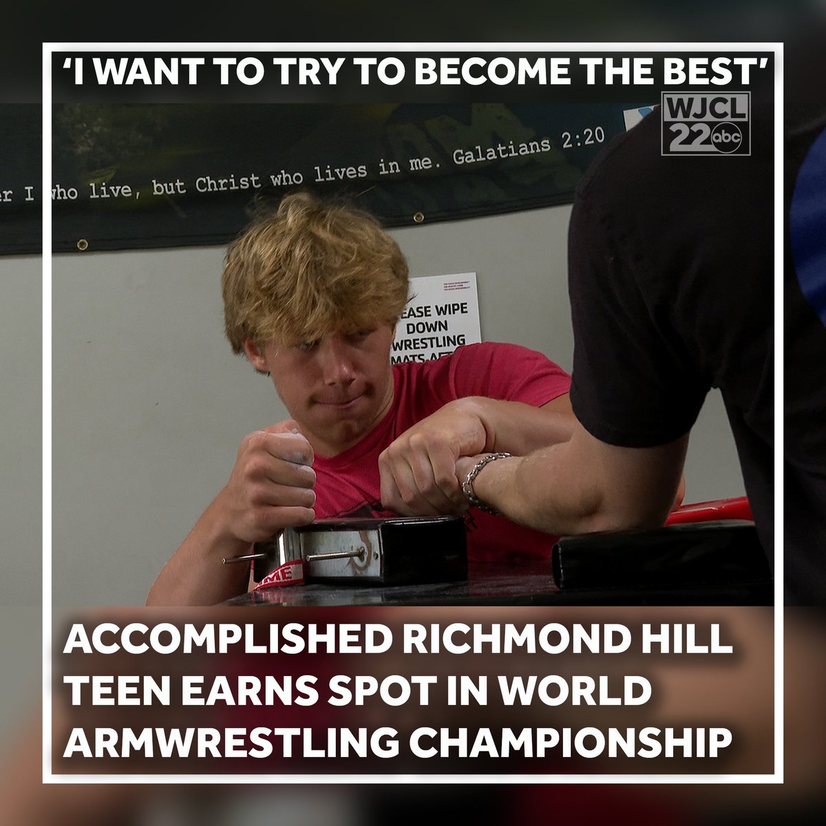 WJCLNews's tweet image. At just 17, Greyson Prokopi has earned the right to represent the United States at the IFA World Armwrestling Championships in Azerbaijan. 💪 But he needs your help to get there: wjcl.com/article/richmo…