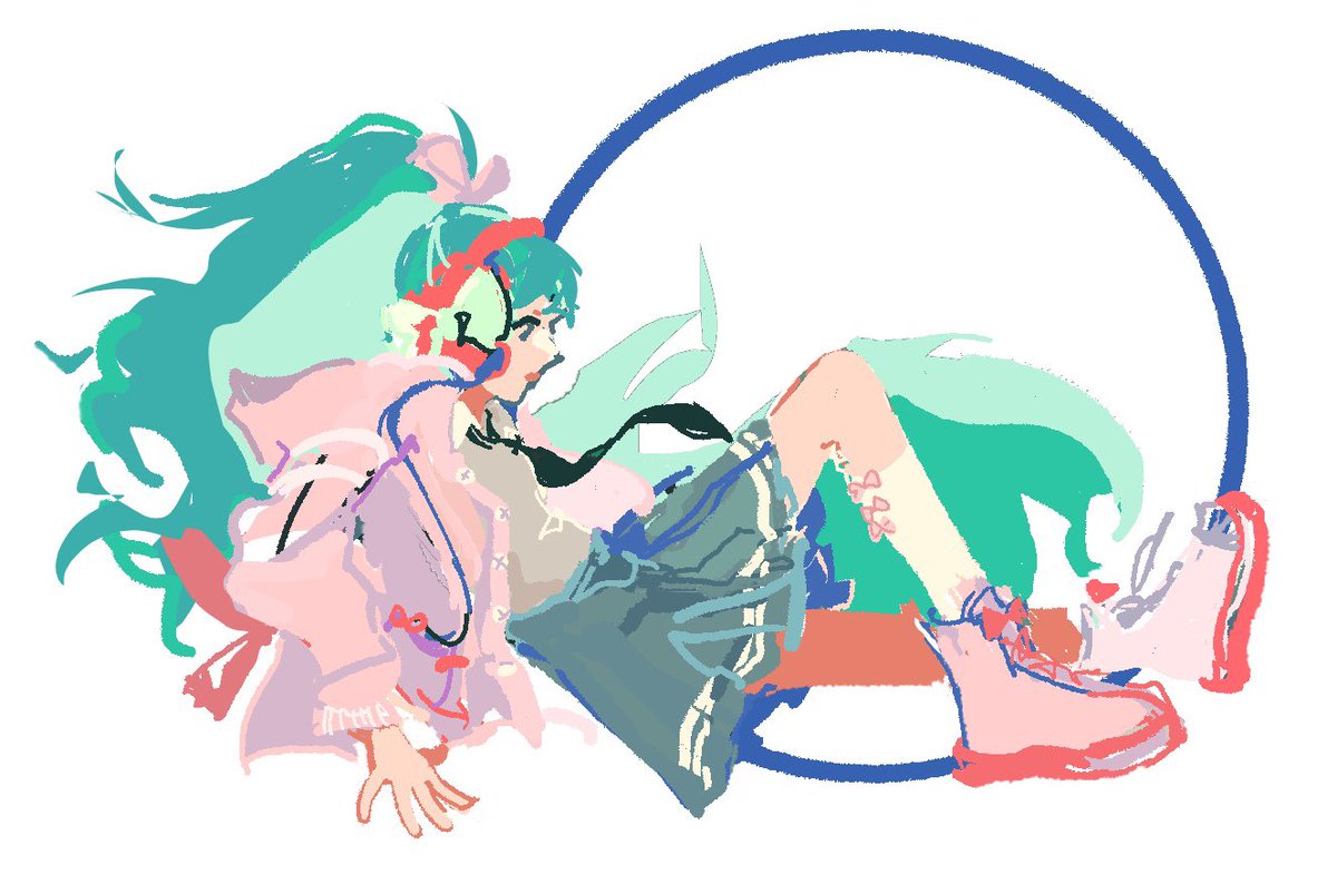 jus0i's tweet photo. my favourite tradition drawing miku during my flights !! https://t.co/KNzvWamK2S