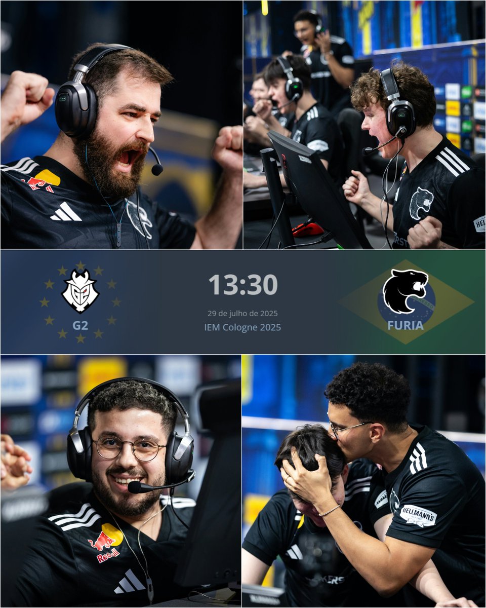 FURIA's tweet image. São eles de novo, mas agora vale tudo. Tão prontos? 😈
Nesta terça...
⚔️ #FURIACS vs @G2CSGO
⏰ 13:30h (BRT)
É a FURIA do Brasil na caça da última vaga pros playoffs da #IEM Cologne 2025! 🇩🇪
Te vejo no nosso #DIADEFURIA
📸 HLTV