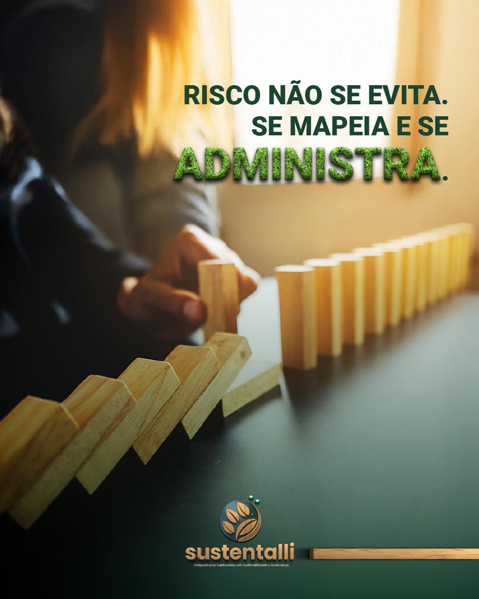 sustentalli's tweet image. Toda empresa está exposta a riscos. A diferença está em quem se prepara. Mapear riscos ajuda a prever cenários e agir com segurança.
Comece listando riscos operacionais, ambientais e reputacionais. Avalie impacto e probabilidade.
#GestãoDeRiscos #SustentalliEduca