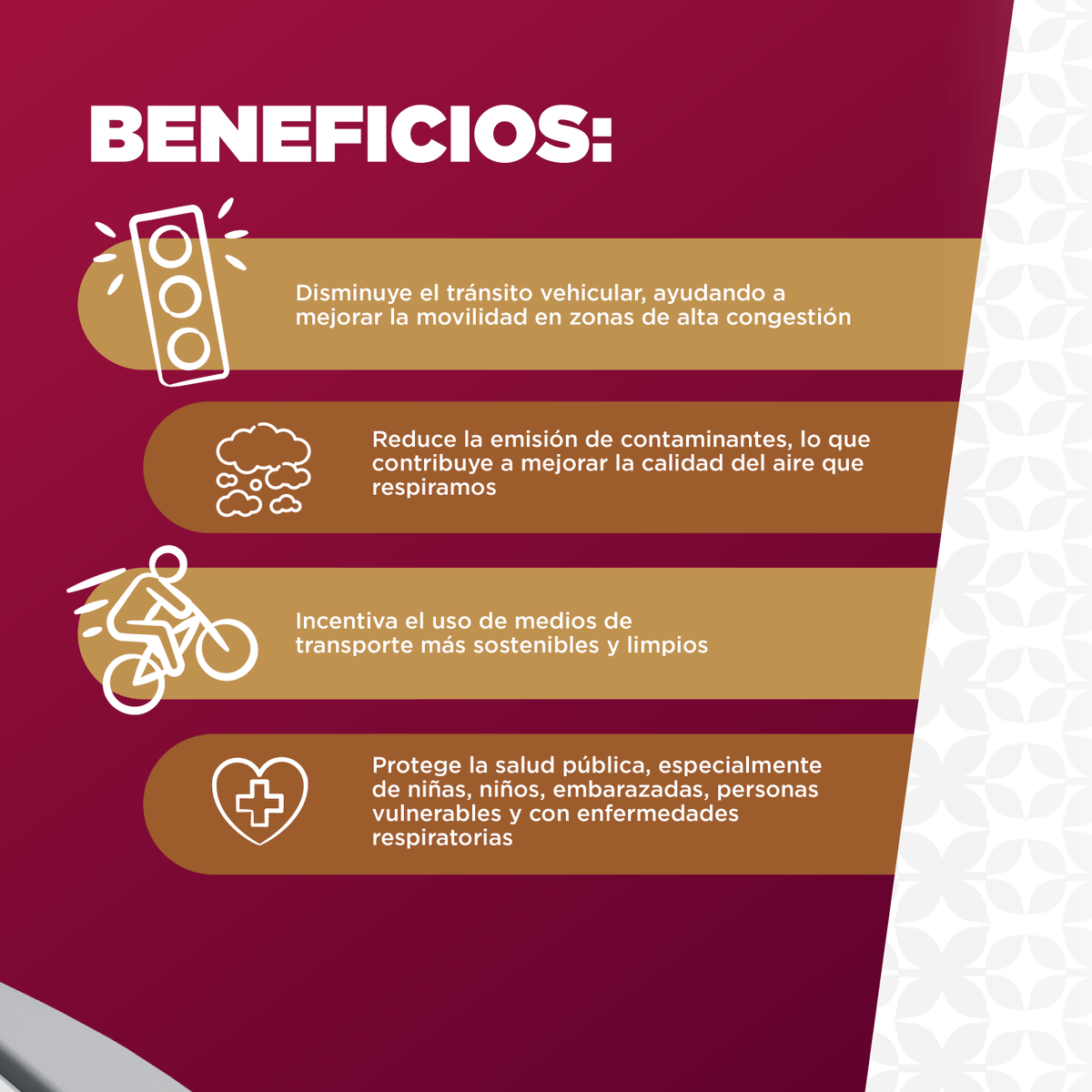 ComSocEdomex's tweet image. Para disminuir el tránsito vehicular se ha puesto en marcha el Programa #HoyNoCircula.
A través de esta iniciativa, se promueve el uso de medios más sostenibles y limpios, protegiendo así la salud pública.
#ElPoderDeServir
@Edomex
@AmbienteEdomex