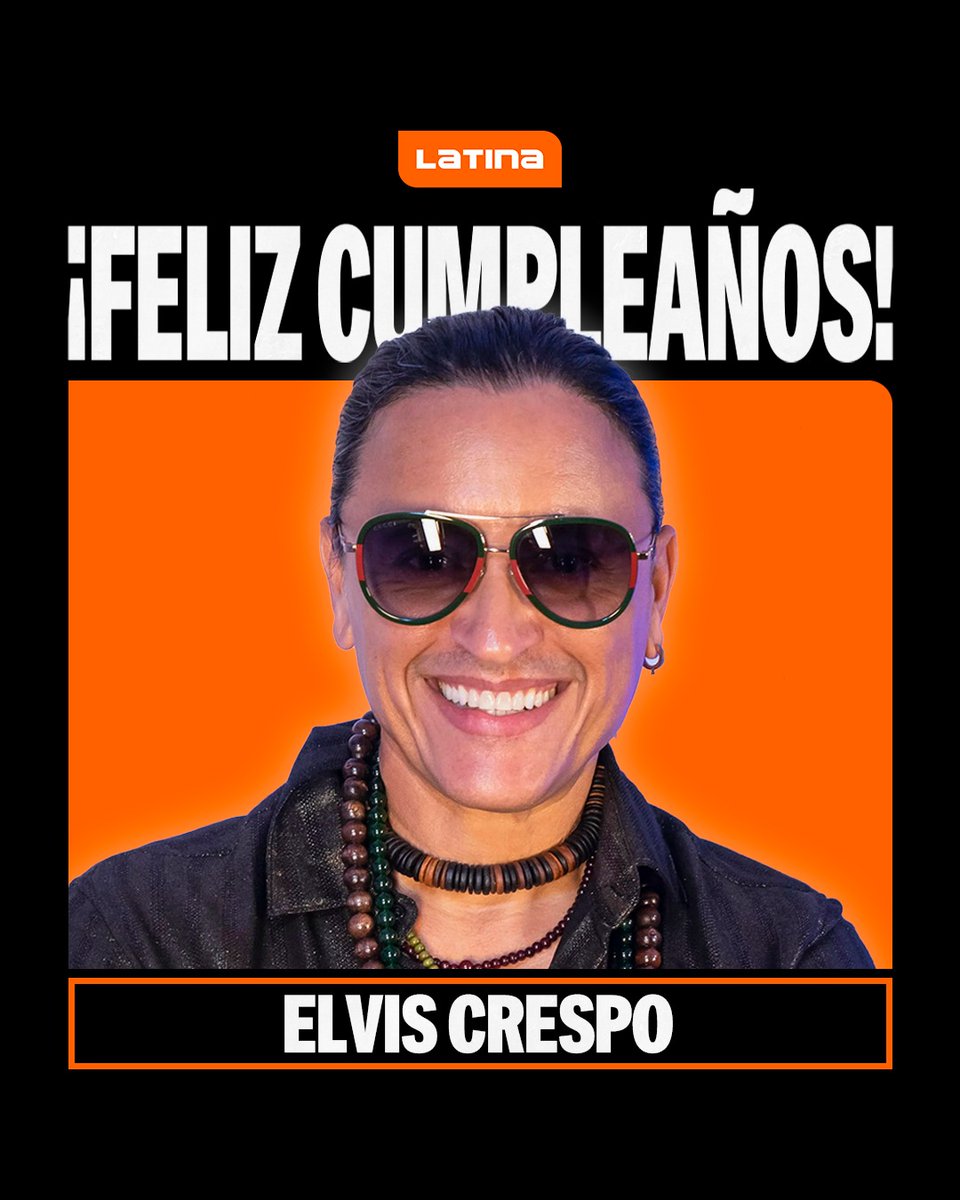 🎉 Hoy está de festejo Elvis Crespo, el rey del merengue moderno.

De “Suavemente” al mundo, su ritmo sigue siendo imparable.

¡Feliz cumpleaños! 🎂💃🕺

Nos encanta acompañarte ❤️

#elviscrespo #latina #cumpleaños