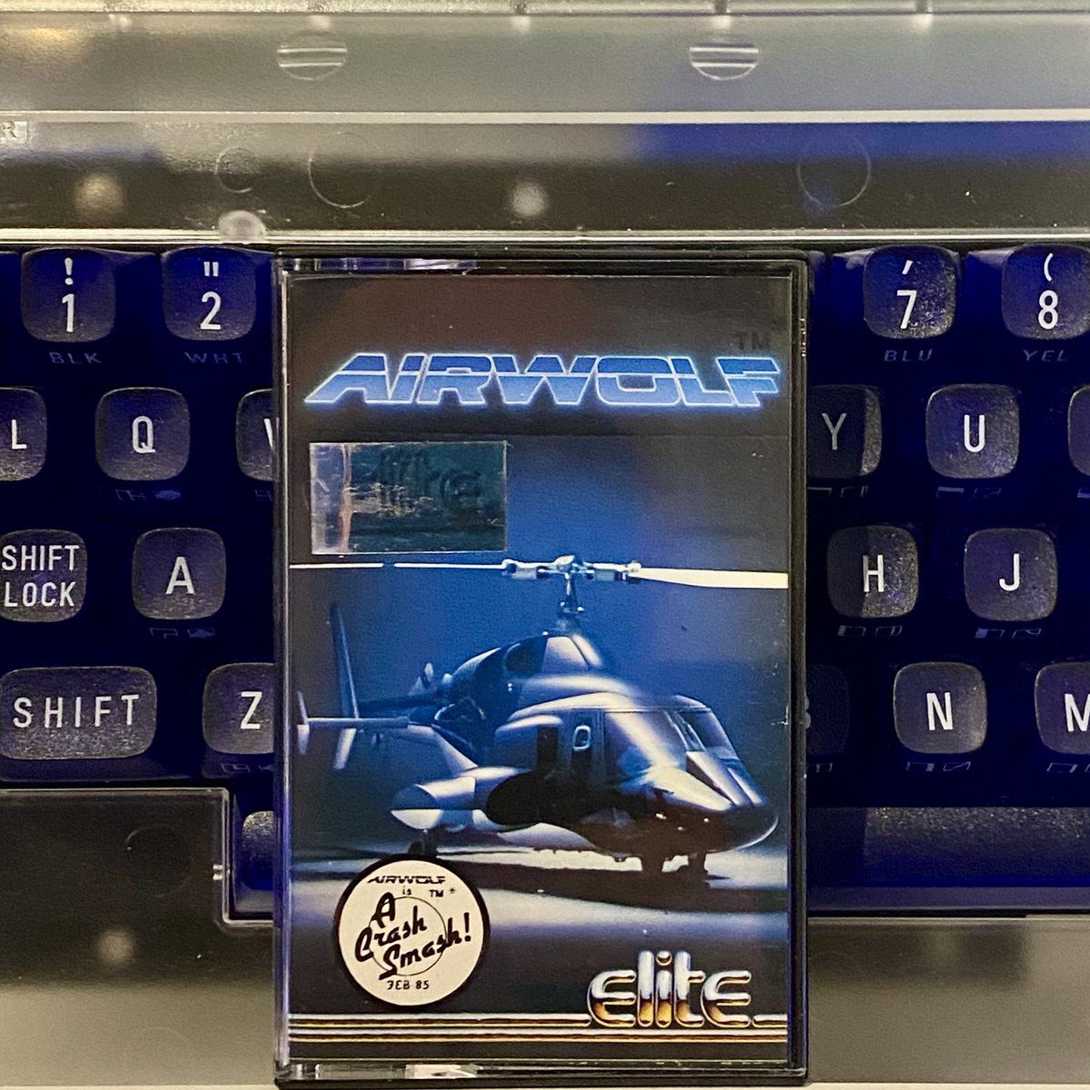 retroguybry's tweet image. 🕹C64 Game of the Day🕹
Airwolf (1985) by Neil A. Bate and published by Elite. I got drawn in by that cover again! It’s the game you always wanted to play but couldn’t. At least it’s got the amazing theme tune unlike the sequel. #Commodore64 #C64 #C64GameOfTheDay