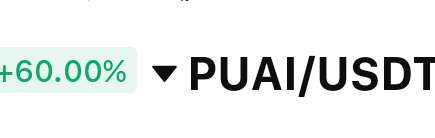 KhadouraAb99063's tweet image. 🚀🔥 $PUAI on MEXC – This is JUST the beginning!
The journey to $2 has already started… and we’re still early! ⏳
A mind-blowing +3,000,000% pump is in sight! 📈💸
Don’t say you missed it later — get in before it’s too late!
#PUAI #MEXC #CryptoGems #AltcoinSeason #Next1000x