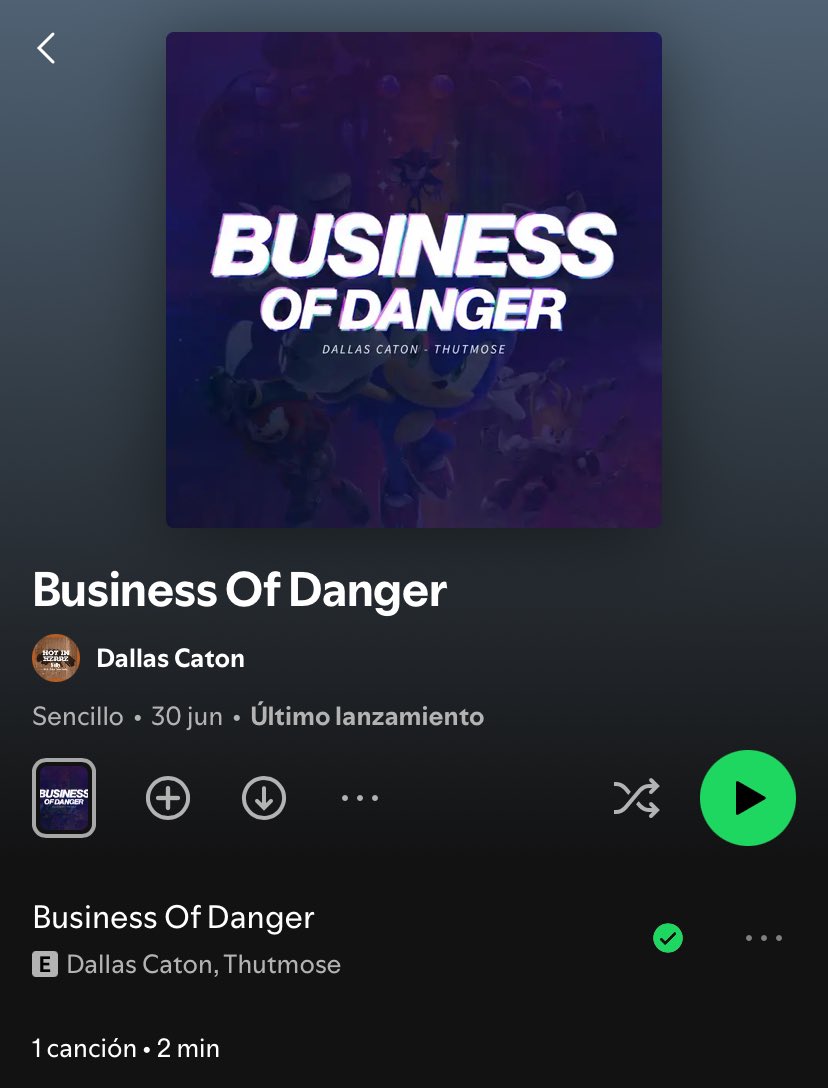 neilnieves_'s tweet photo. La canción “Bussines Of Danger” de la serie de #sonicprime ya está en #spotify

#SonicTheHedgehog #ShadowTheHedgehog #Netflix #thutmose https://t.co/D1rmEnBSoN