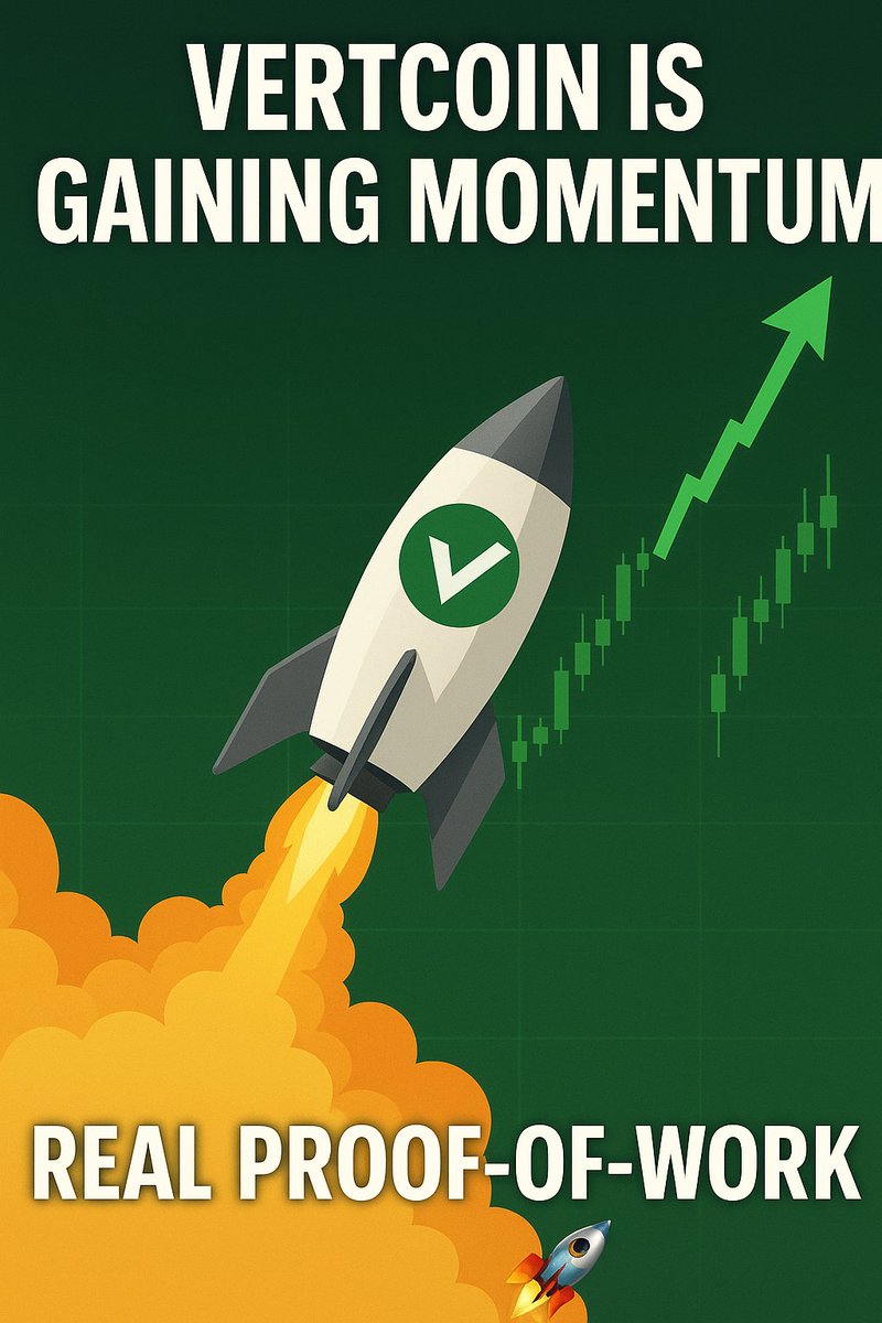 Doraingray9's tweet image. $VTC is gaining momentum while sticking to its core principles.
No pre-mine. No ICO. Just honest, decentralized Proof-of-Work mining.
#Vertcoin #VTC #PoW #Crypto #BTC #LTC