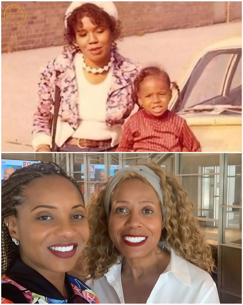 MC Lyte hip hop royalty with her mother then &amp; now.🌹