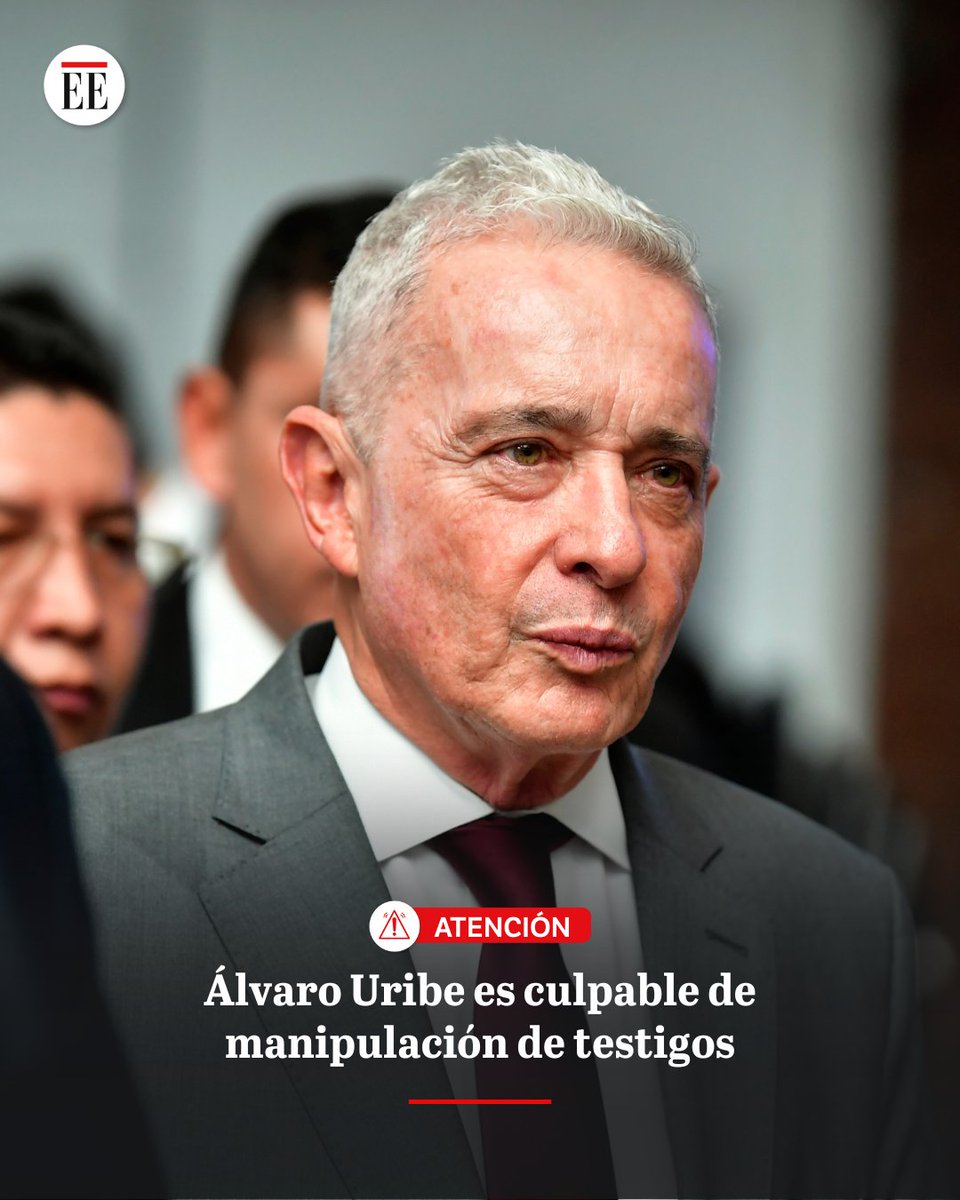 Como víctima de Álvaro Uribe por un delito más grave en total en impunidad, hoy abrazo esta declaratoria de culpabilidad por el primer delito (soborno) como un bálsamo de justicia indescriptible. Gracias a <a href="/IvanCepedaCast/">Iván Cepeda Castro</a> y <a href="/ReynaldVillalba/">Reinaldo Villalba V.</a> por su lucha y templanza. Felicidades!
