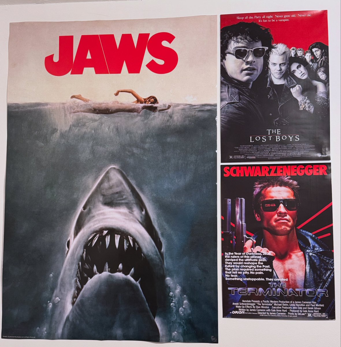 I got some new posters for my office wall 🎬✨