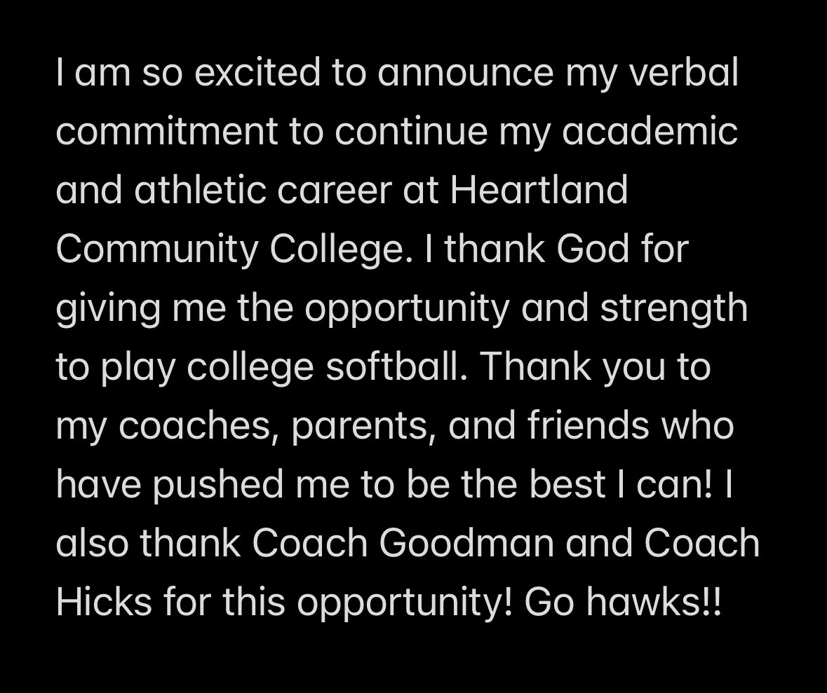 IsabellaBeery55's tweet image. Can’t wait!! Go Hawks!!🦅🦅
@HCC_Softball @sages_softball @EliteBlackIL