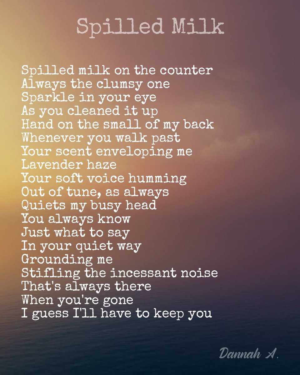 Spilled Milk