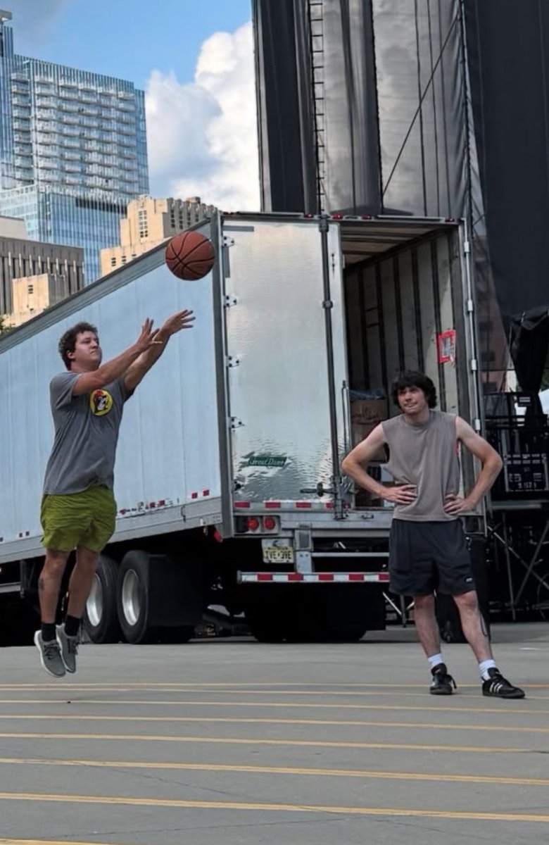 braeden in a tank top and danny motherfuckin FLYING