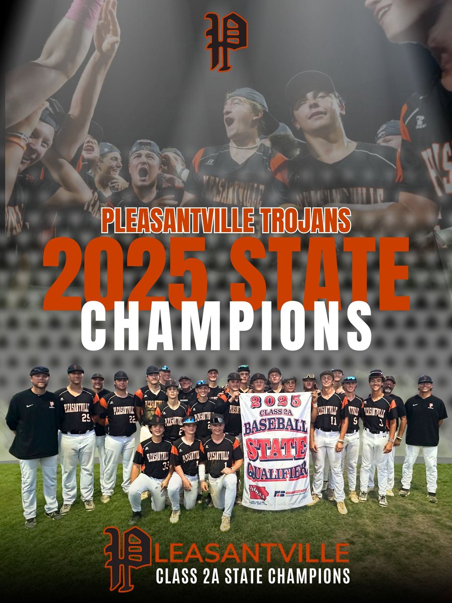 WebbShadleLib's tweet photo. 🎉 Huge congratulations to the Pleasantville Baseball Team for winning their FIRST STATE CHAMPIONSHIP! 🏆⚾️ Your hard work, determination, and team spirit have paid off in the most incredible way. We are so proud of you all! 
#StateChampions #PvilleStrong https://t.co/MqDtGQ2iQA