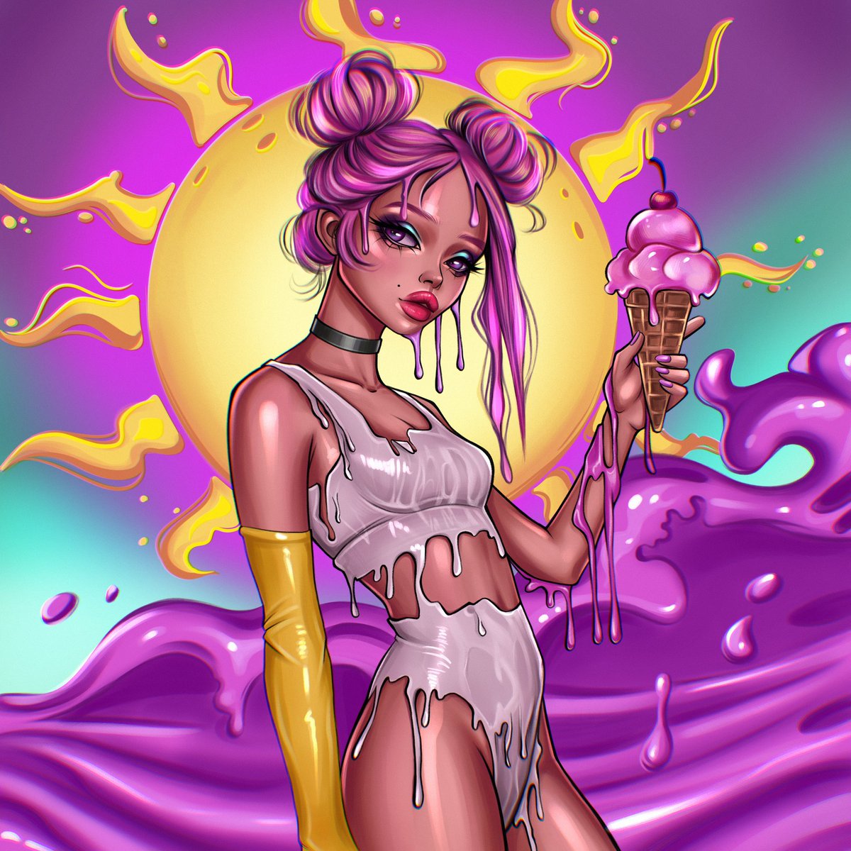 🔥 NEW COLLECTION🔥

Summer Error 🥵

❊ Heatwave Baby ❊
1/1 • 120 XTZ 

When the sun doesn't just warm, it melts reality.
