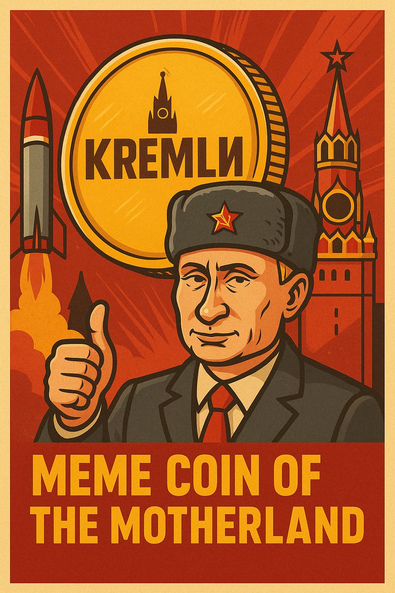 IrinaDariaM's tweet photo. https://t.co/gjFcukr8ch

#cryptocurrency #criptomoneda #CryptoNews #kremlinmemecoin https://t.co/ZDkVluVQrS