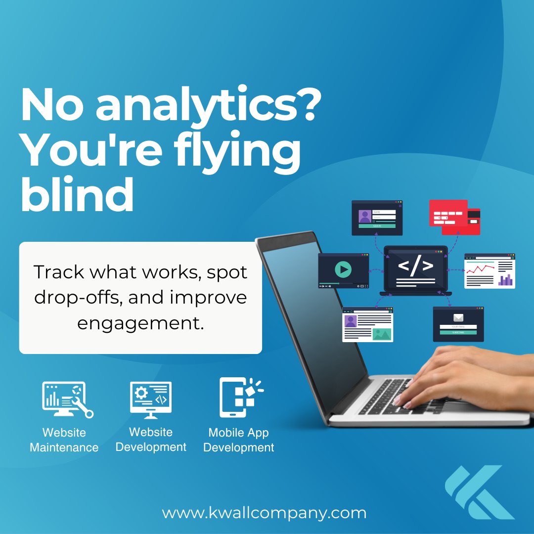 kwallcompany's tweet image. 📊 Make It Better Monday

Making decisions without analytics? That’s like flying blind.
Start tracking what matters—see what’s working, fix what’s not, and boost engagement with data-driven insights.

#MakeItBetterMonday #HigherEdWeb #WebAnalytics #DigitalStrategy #UXTips