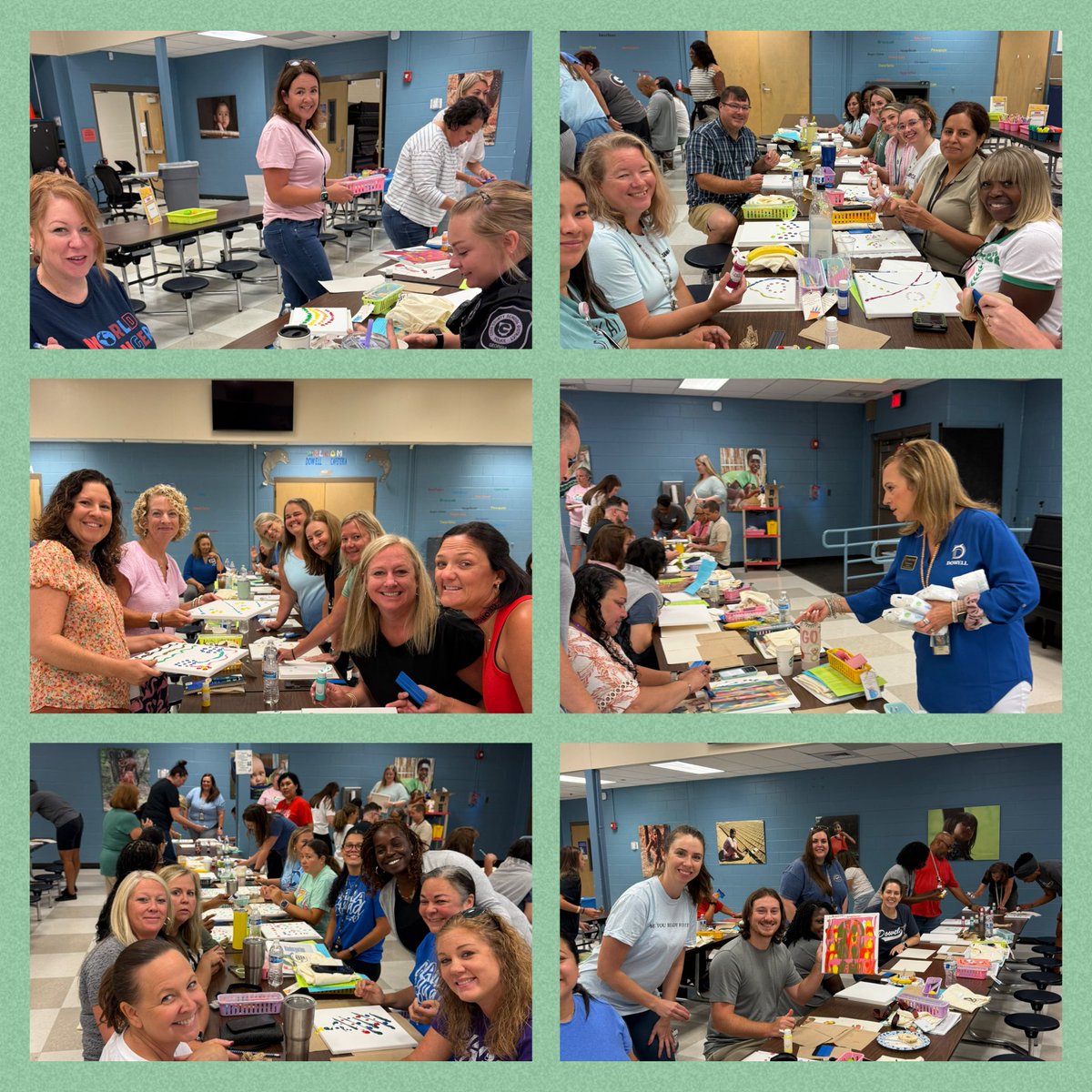 Dowell Elementary (@dowellelementa1) on Twitter photo ✨First day of preplanning success looks like this! Awesome breakfast provided by our amazing PTA, team creativity with some Arts Integration, school-wide collaboration lead by Dr. Cain, Mrs. Riggins, Mrs. Clark and a little help from the BLT team! 🤍🐬💙<a href="/CobbSchools/">Cobb County Schools</a> ✨First day of preplanning success looks like this! Awesome breakfast provided by our amazing PTA, team creativity with some Arts Integration, school-wide collaboration lead by Dr. Cain, Mrs. Riggins, Mrs. Clark and a little help from the BLT team! 🤍🐬💙<a href="/CobbSchools/">Cobb County Schools</a>