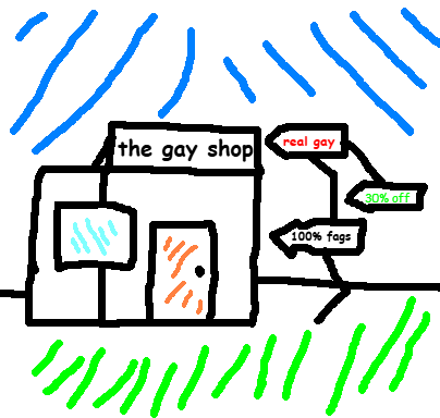 its the gay shop guys! what do yall thinks in it? (ill pick the most liked idea for part 2)