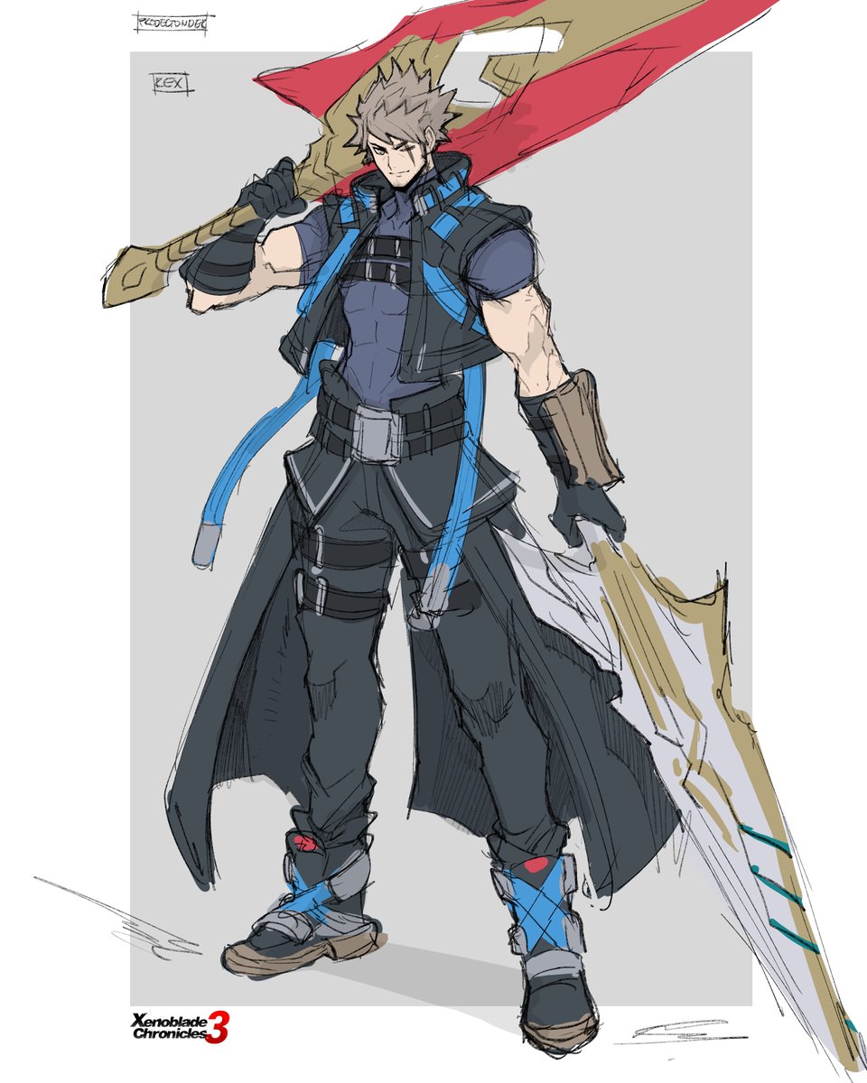 Rough sketches of Rex #xenoblade3
