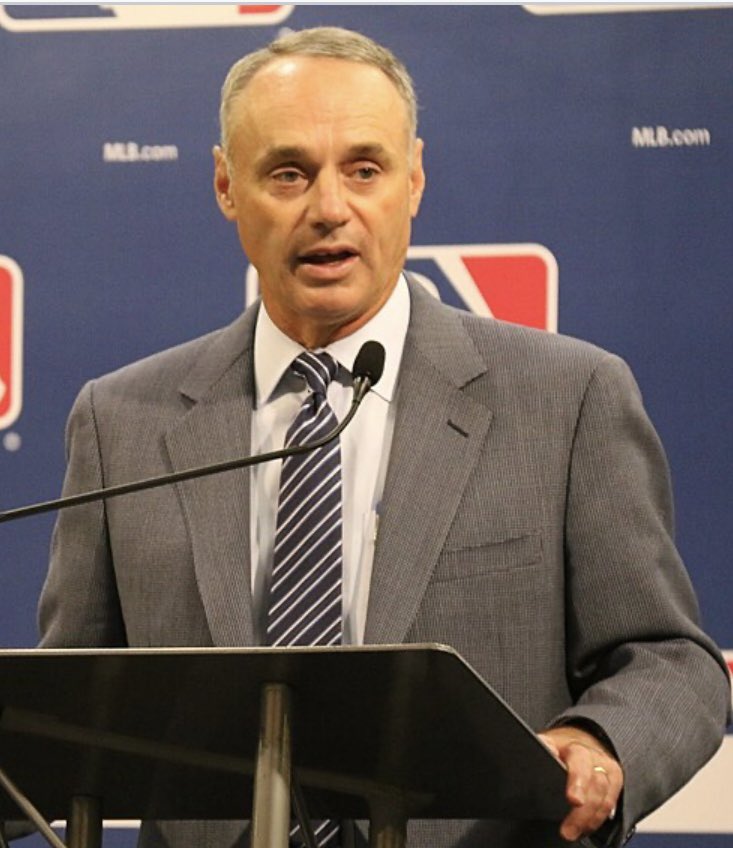 bigblueJay96's tweet image. Rob Manfred’s pushing MLB to be like the NFL with pitch clocks and ghost runners, prioritizing TV-friendly speed over baseball’s unique rhythm, patience, and strategy. Stop fixing what isn’t broken.@MLB @MLBNetwork @MLBONFOX #repbx #mlb