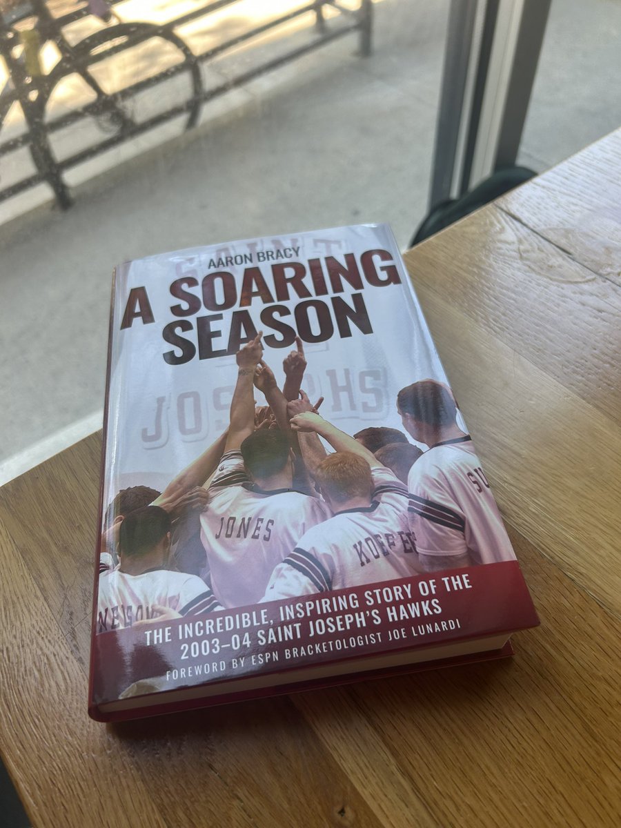 Finally had time to start “A Soaring Season” by <a href="/Aaron_Bracy/">Aaron Bracy</a> and I’m thankful I made this purchase. Aaron is a fantastic storyteller and provides profiles of everyone that made the 03-04 season possible. As a younger alum I appreciated seeing these years come to life. #thwnd