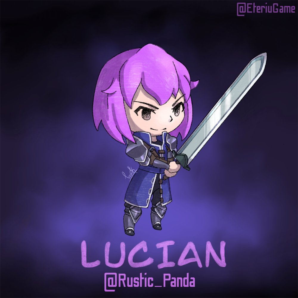 Eteriu - Wishlist on Steam! (@eteriugame) on Twitter photo Another fan-art on Eteriu's style
Lucian, a Knight in training, capable of using arcane magic to create projectiles to aid himself, from Rustic Panda Games (<a href="/Rustic_Panda/">Colossus - Eternal Blight | 🎮 WISHLIST ON STEAM</a>)
Check them out!
*** Share and reply and I may do a fan-art of your character! *** Another fan-art on Eteriu's style
Lucian, a Knight in training, capable of using arcane magic to create projectiles to aid himself, from Rustic Panda Games (<a href="/Rustic_Panda/">Colossus - Eternal Blight | 🎮 WISHLIST ON STEAM</a>)
Check them out!
*** Share and reply and I may do a fan-art of your character! ***