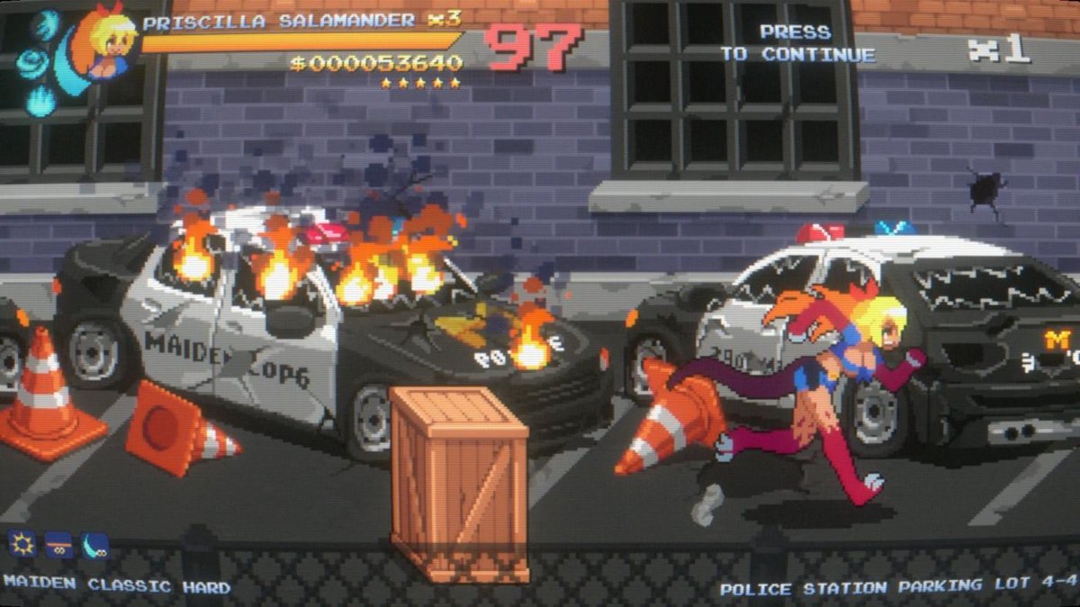 This time tomorrow on our Twitch channel (5pm ET), join us for an early look at this week’s release of side-scrolling monster girl beat’em up Maiden Cops!

🤜🏼💥ow.ly/jxhH50WvoBH

GAME INFO >> ow.ly/G2zq50WvoBG