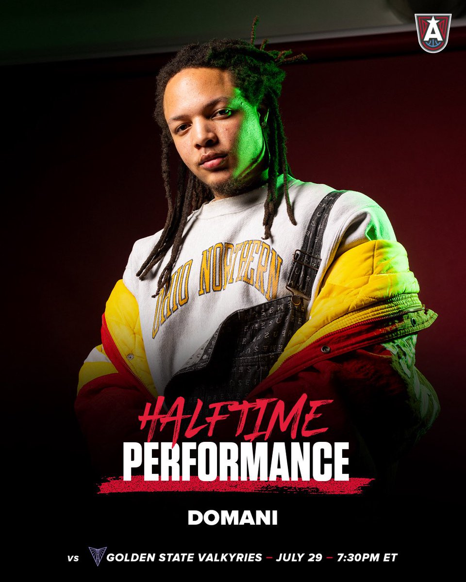 AtlantaDream's tweet image. TOMORROW IT'S GOING DOWN! 🔥
Atlanta's own @Domani is in the building for a show you won't want to miss.
Secure your seats TODAY: bit.ly/DomaniHalftime…
#DoItForTheDream