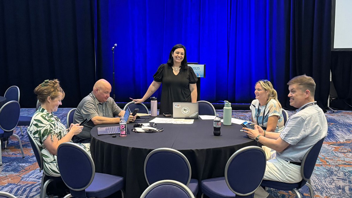 The Chapter meeting is about to begin in Key 5 in the Hilton.