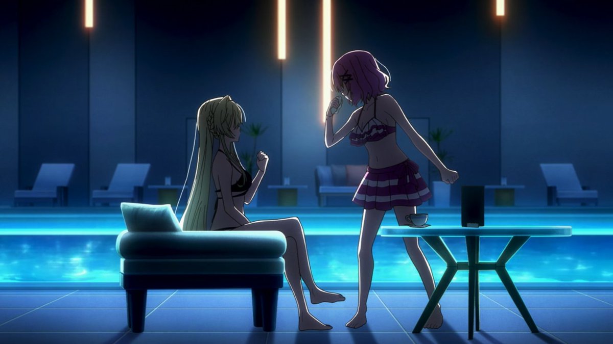 SaltySeared's tweet image. #わたなれ 4話
れな子妹の反応とか、紗月の評価とか、紫陽花さんとのやりとりとか、プールで真唯の髪を自分からほどくとか、何が「なれるわけないじゃんムリムリ」「ムリじゃなかった」なのかわかってきた気がするぞ
#わたなれアニメ