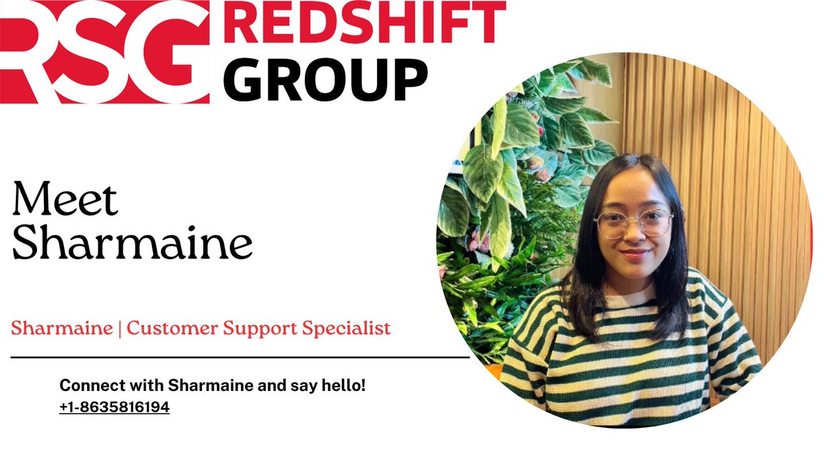 GroupRedshift's tweet image. Team Spotlight: Sharmaine 🌟
Our Customer Support Specialist in Florida ensures every client feels supported, from claims to follow-ups.

Thank you, Sharmaine, for bringing care and professionalism to every interaction.

#RedShiftGroup #InsuranceWithCare #CustomerSupport