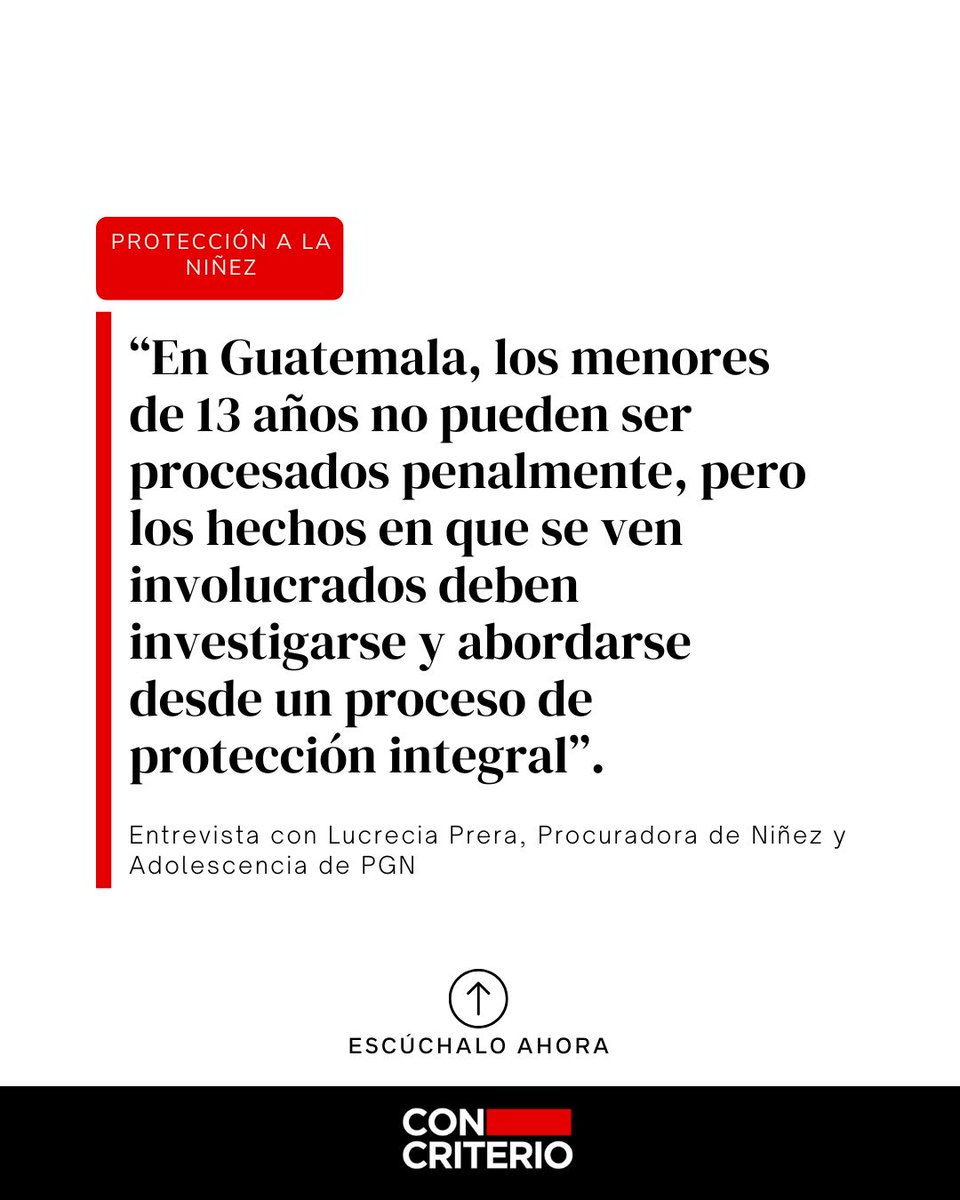 concriteriogt's tweet image. 🔍 Un hecho violento pone en discusión el rol del Estado frente a menores inimputables. ¿Qué ocurre con ellos? ¿Quién los protege? ¿Qué papel juega la familia? 🎧Escucha el análisis 👇
f.mtr.cool/qnbiwrqcmj