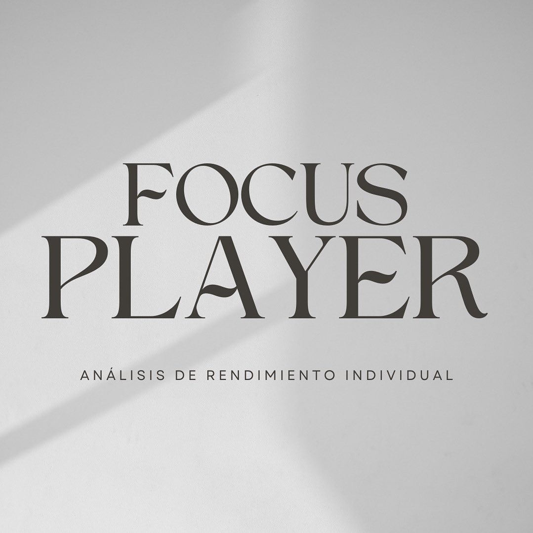 Nuevo proyecto ⚽️👨🏻‍💻🎥📊🧠 

Toda la información: 

instagram.com/focus.player?i…