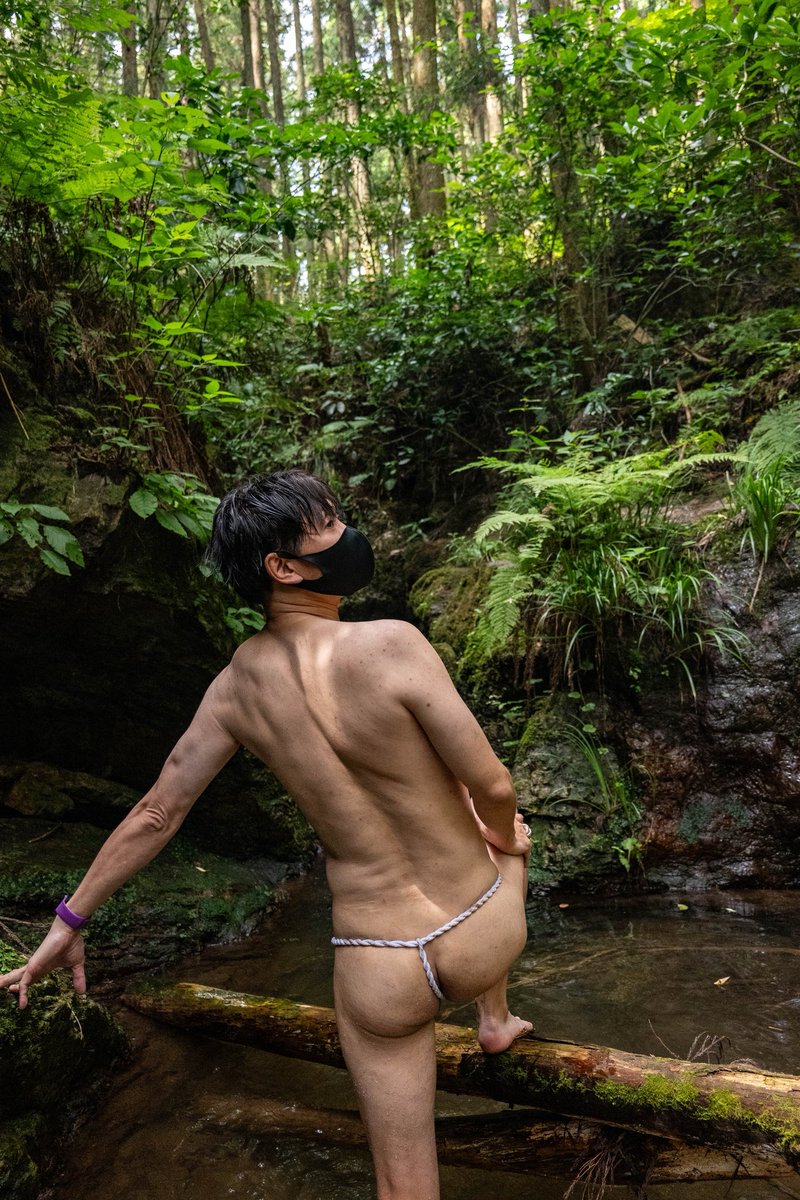 waterfall_dance's tweet photo. 森の奥にある滝へ https://t.co/IfeJk9rbG1