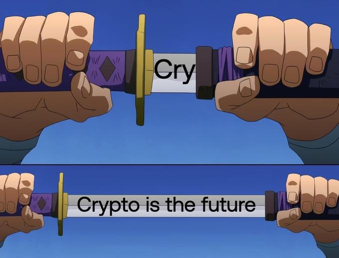 AJ_Krypt's tweet image. There’s always a CRY in CRYpto…
Do not quit your Web2 job, cause you might be going back home 🤧🤧..
GM union believers @union_build