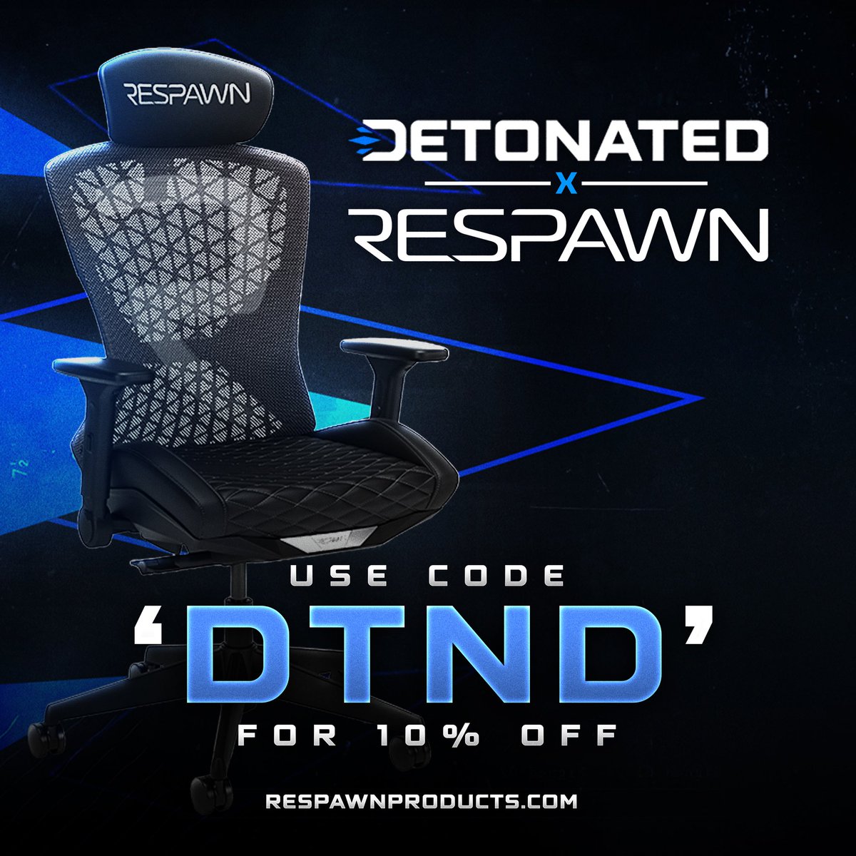 Get Ready for #BlackOps6 Season 5 with <a href="/RESPAWNProducts/">RESPAWN 🪑</a> 🪑

💥 Use Code ‘DTND’ for 10% Off ANY ORDER including Chairs &amp; More — lock in for August 7th!