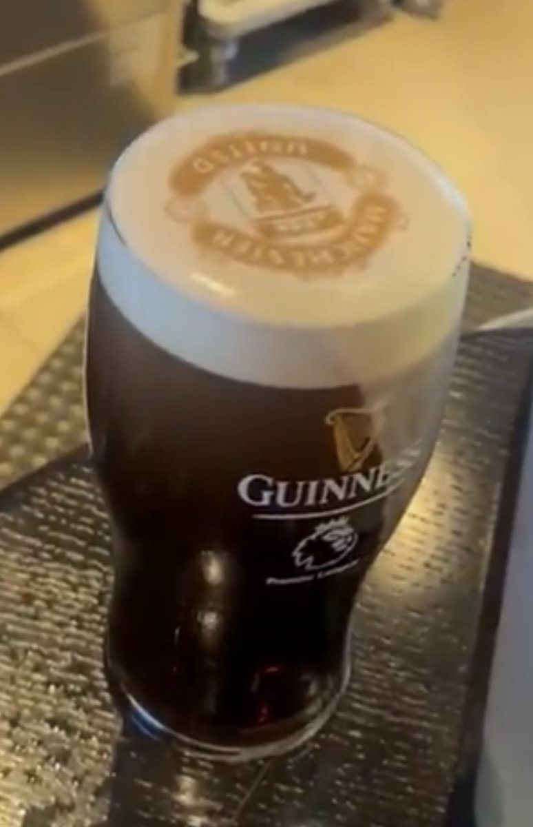 JimRatcliffeIn's tweet image. The United Guinness pint in the USA 🍺☘️🇺🇸