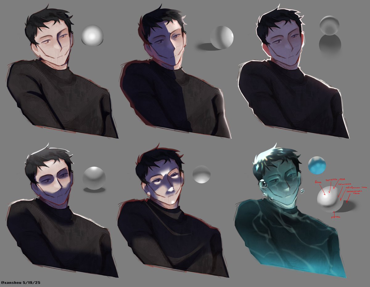 Xanshei's tweet image. This is an old one. Light study
And yes it helped me