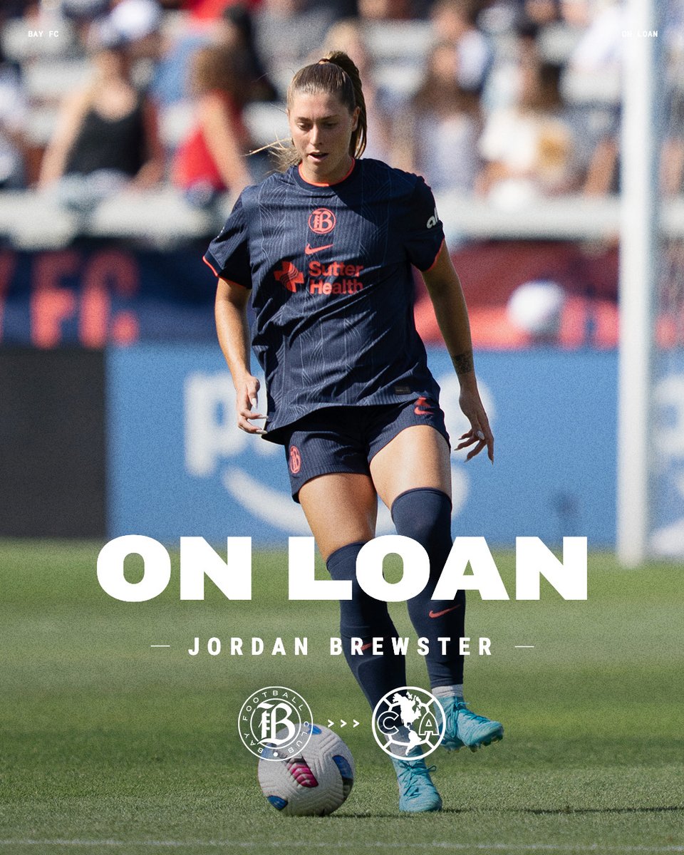 Bay FC announced today the club has reached an agreement to send defender Jordan Brewster on loan to Liga MX Femenil side Club América.

Brewster will join the Mexico City side for the remainder of the 2025 NWSL season.

Details: bit.ly/3U23NhO